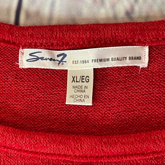 **SOLD** NWT Seven7 Asymmetrical Wrap Sweater - Picture 6 of 8